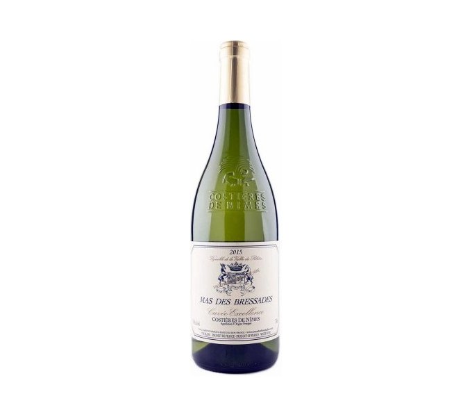 Mas des Bressades, Cuve Excellence Blanc, Costires de Nmes 2022 (kologisk)