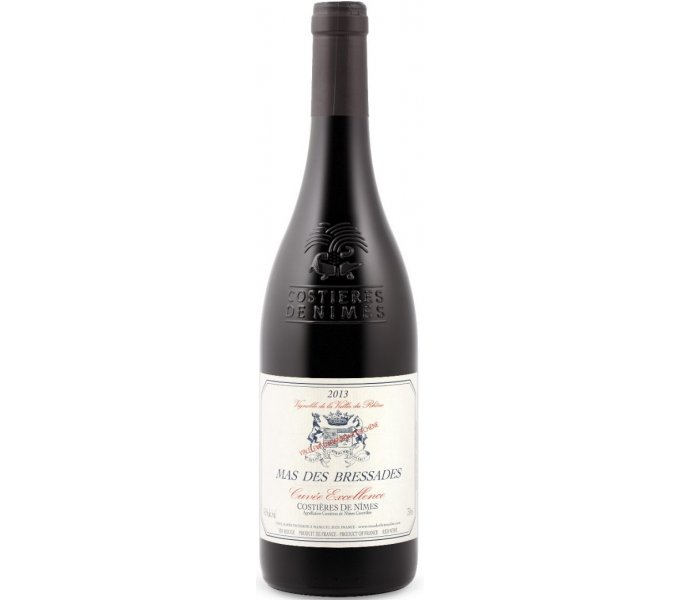 Mas des Bressades, Cuve Excellence Rouge, Costires de Nmes 2021 (kologisk)