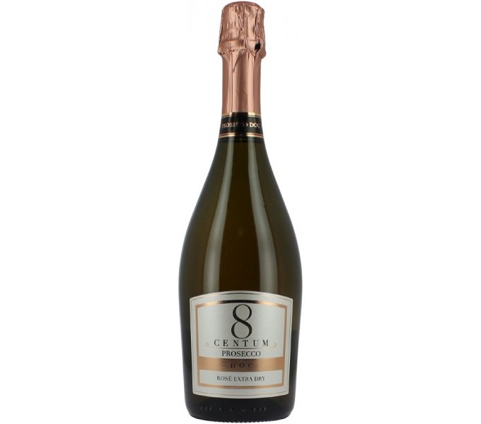 8 Centum, Prosecco Ros Extra Dry Millesimato 2020, DOC Treviso